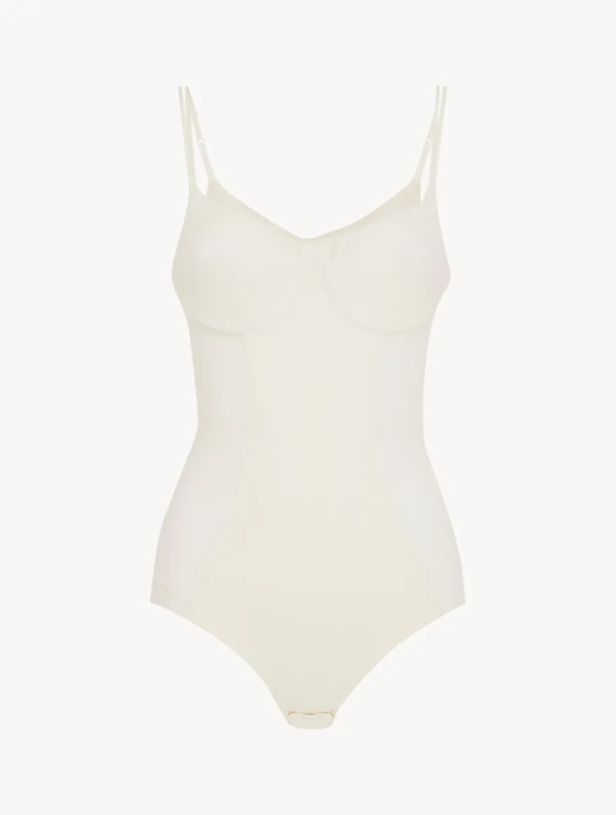 La Perla Body Con Aros Color Blanco