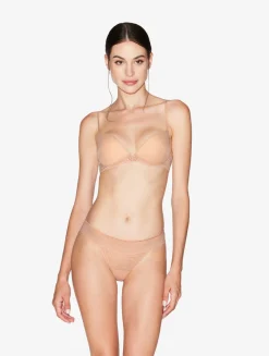 La Perla Braguita Brasileña De Tul Elástico Arena