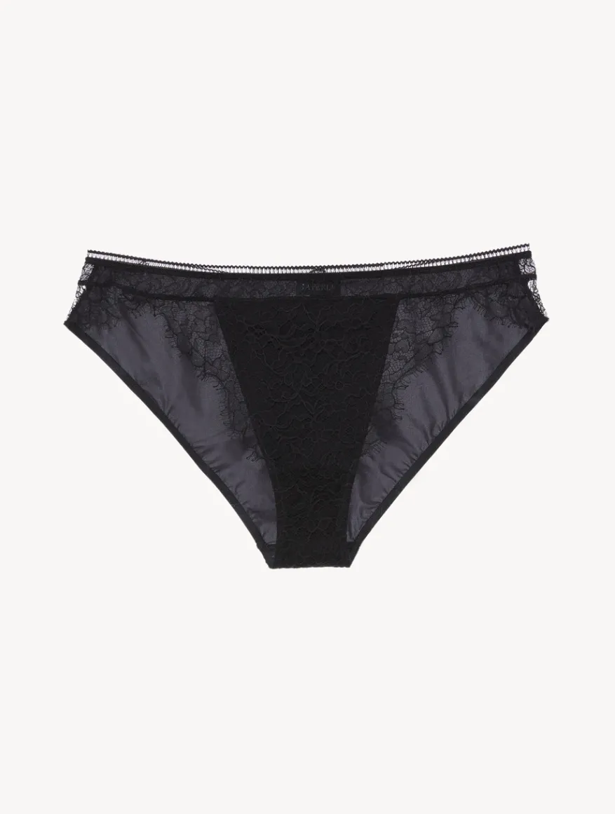 La Perla Braguita Con Encaje De Color Ónix