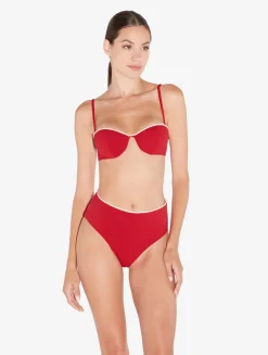 La Perla Braguita De Bikini De Cintura Alta Con Monograma