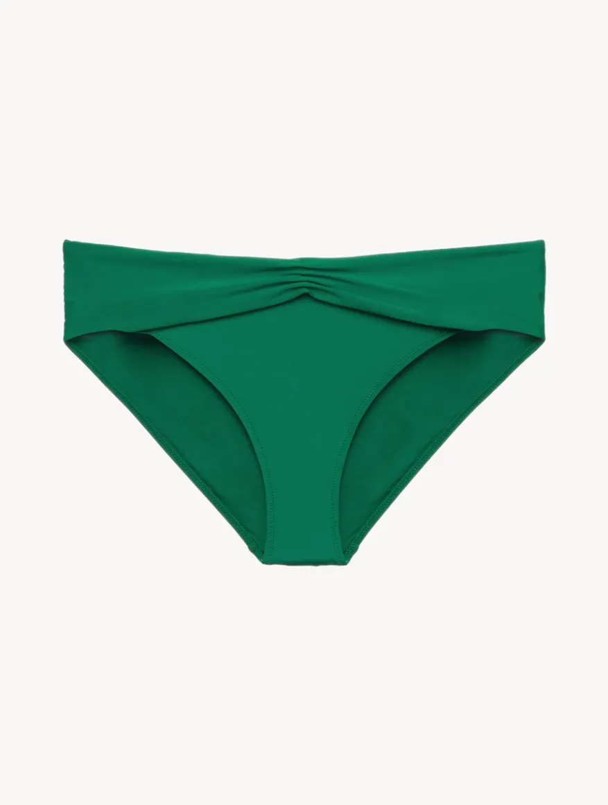 La Perla Braguita De Bikini Estampada Con Cintura Drapeada De Color
