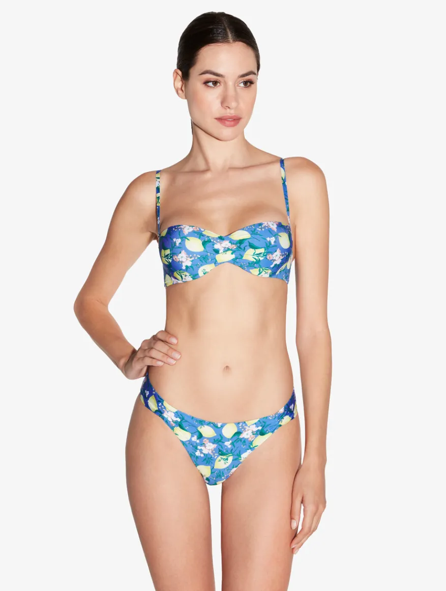 La Perla Braguita De Bikini Estampada Con Fruncido De Color