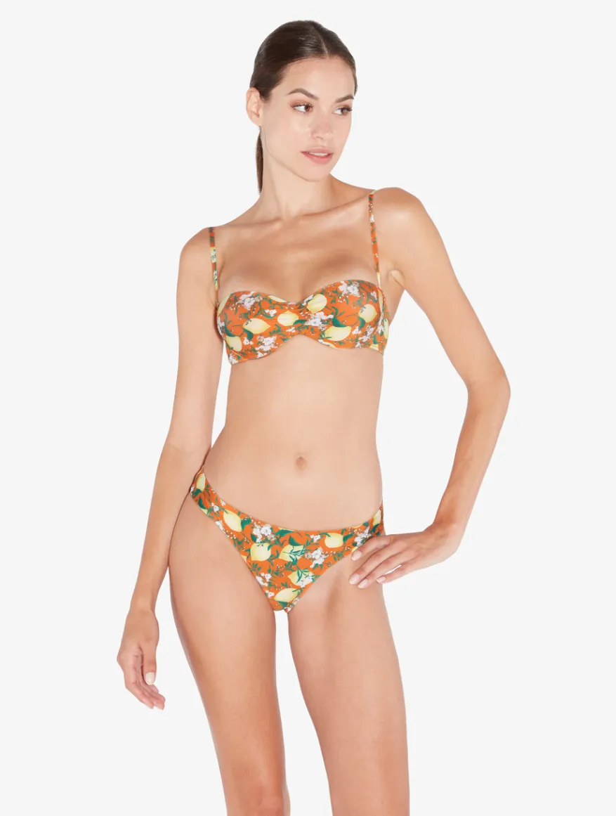 La Perla Braguita De Bikini Estampada Con Fruncido De Color