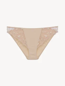 La Perla Braguita En Halo Y Ivory Nude Con Tul Bordado