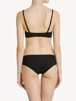 La Perla Braguita Hipster Cortada Con Láser Color Negro
