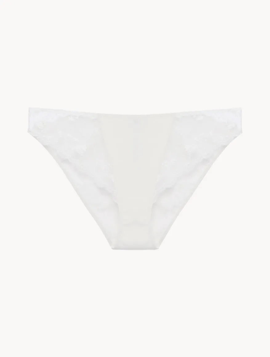 La Perla Braguita Hueso Con Tul Bordado
