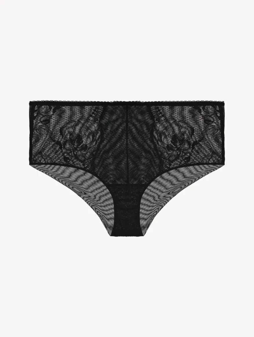 La Perla Braguita Talle Alto De Encaje Negro