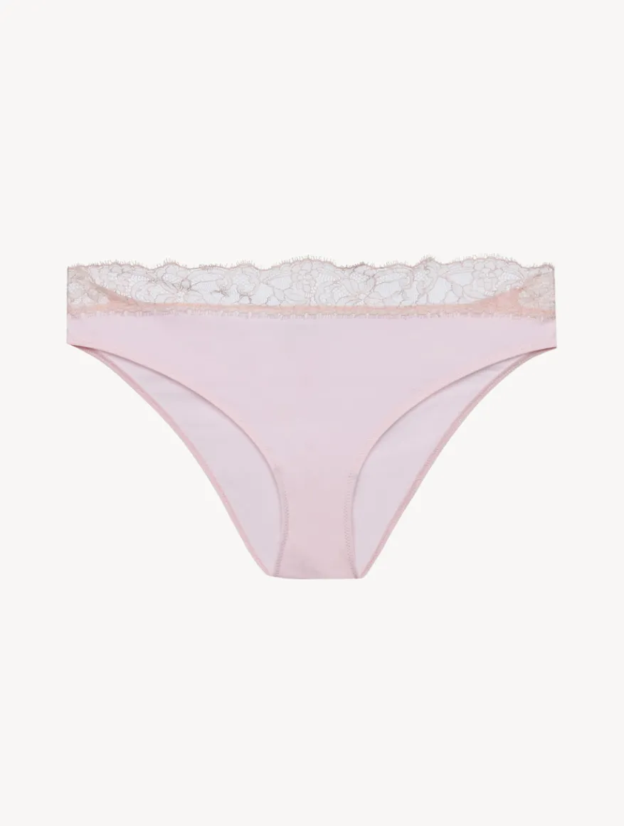 La Perla Braguita Talle Medio De Encaje En Rosa