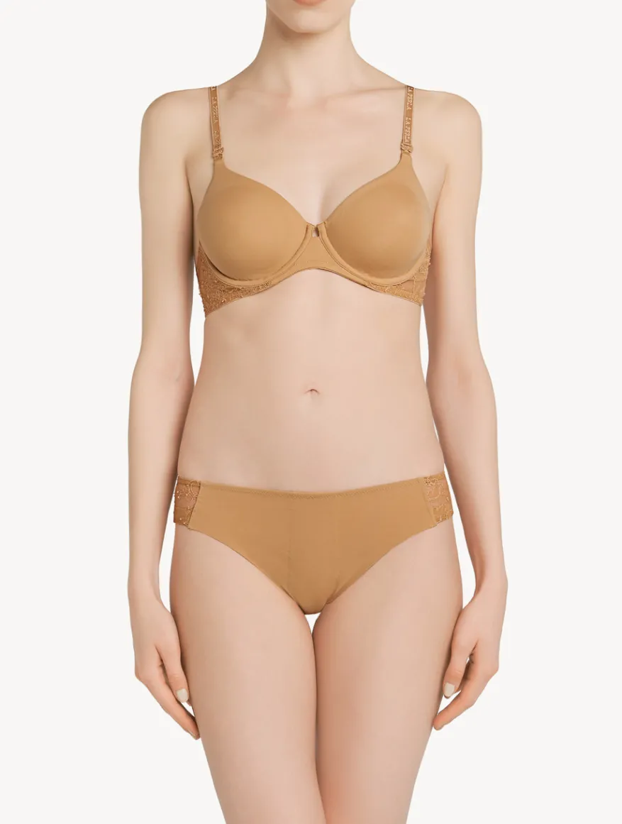 La Perla Braguita Talle Medio De Lycra® Color Carne