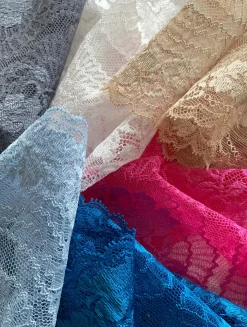 La Perla Bralette De Suave Encaje Leavers De Color Plata
