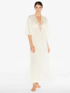 La Perla Caftán De Color Champán Con Cuentas