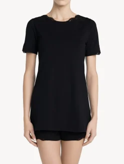 La Perla Camisón De Algodón Negro