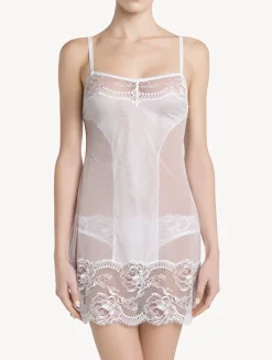 La Perla Camisón De Encaje Blanco