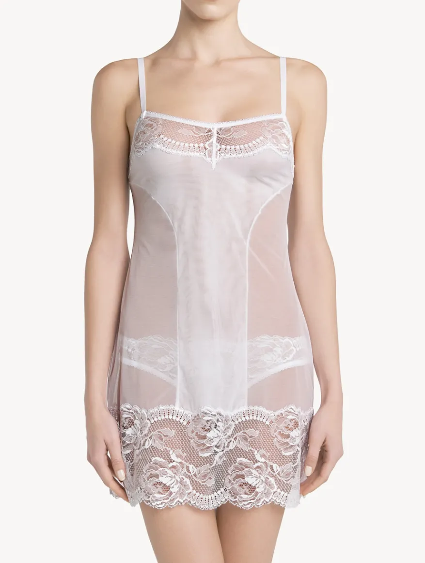 La Perla Camisón De Encaje Blanco