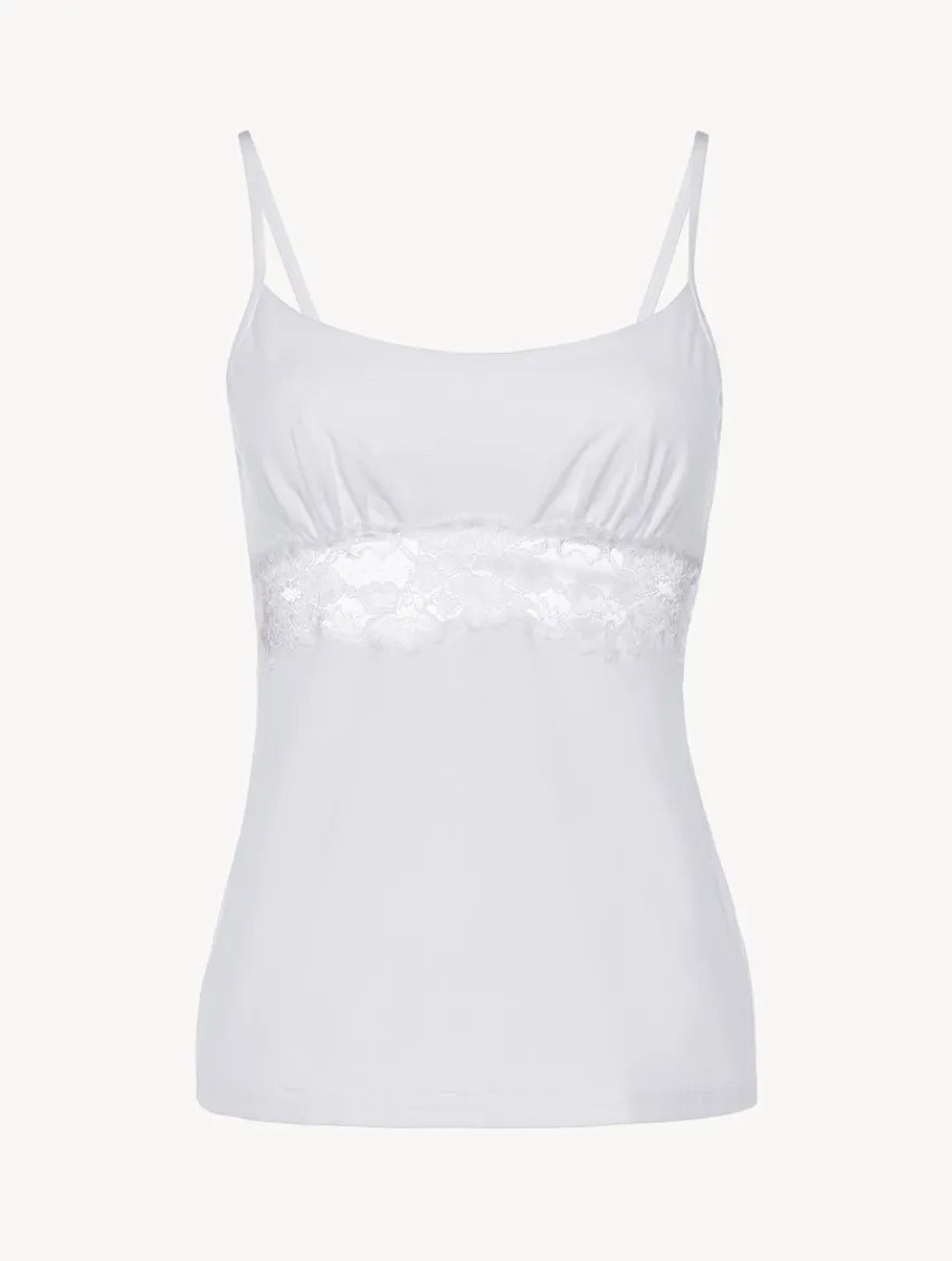 La Perla Camisola De Algodón Blanca