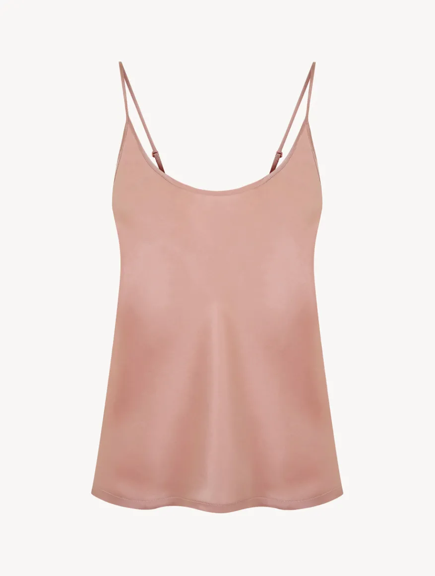 La Perla Camisola De Seda Rosa Empolvado