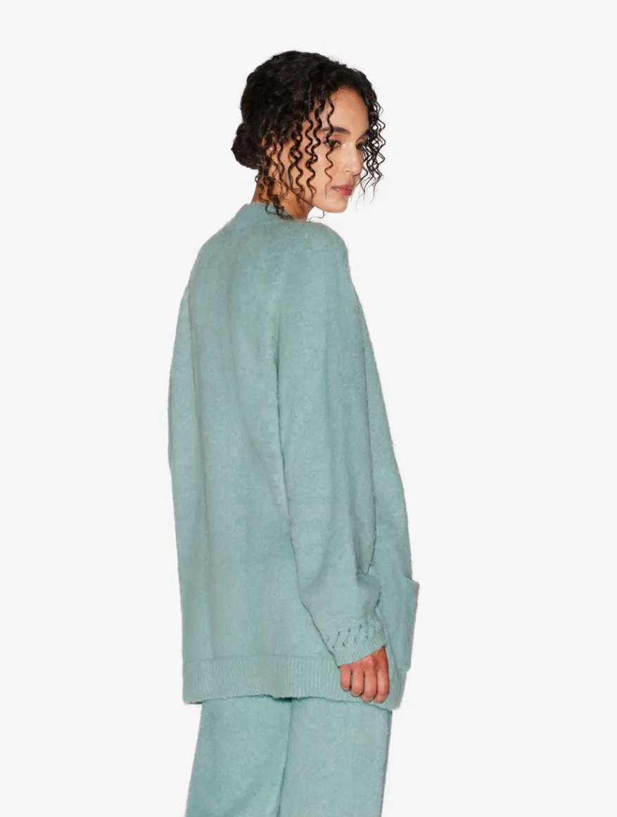 La Perla Cárdigan De Mezcla Alpaca De Color Almendra