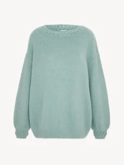 La Perla Jersey De Mezcla Alpaca De Color Almendra