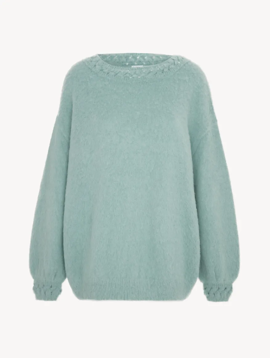La Perla Jersey De Mezcla Alpaca De Color Almendra