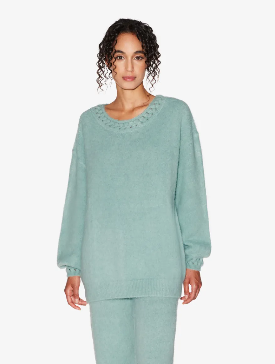 La Perla Jersey De Mezcla Alpaca De Color Almendra