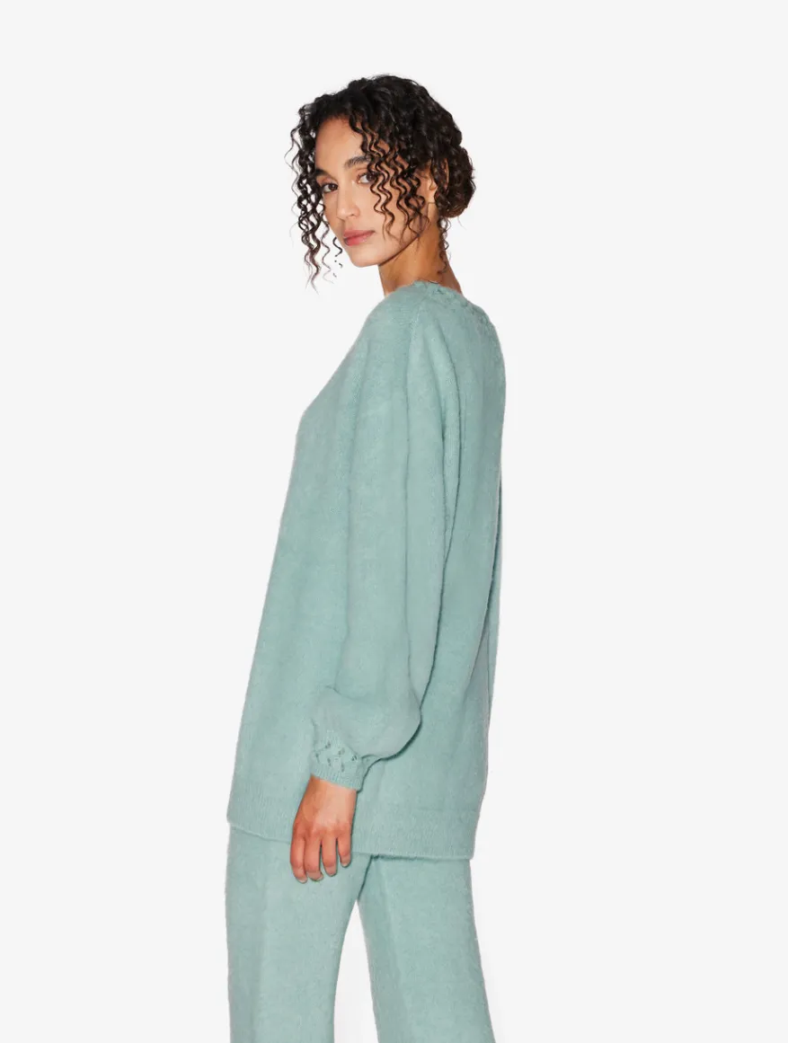 La Perla Jersey De Mezcla Alpaca De Color Almendra