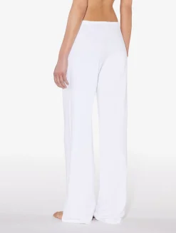La Perla Pantalón Blanco De Algodón