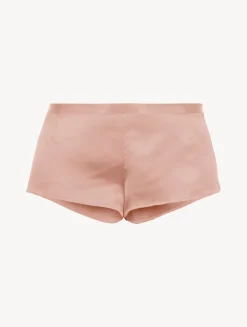 La Perla Pantalón Corto De Pijama De Seda Rosa Empolvado