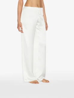La Perla Pantalón De Seda Blanquecina