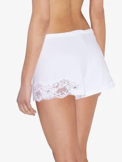 La Perla Pantalones Cortos De Algodón Blanco