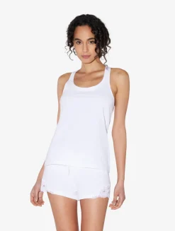 La Perla Pantalones Cortos De Algodón Blanco