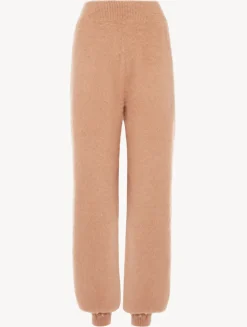 La Perla Pantalones De Mezcla Alpaca De Color Camello