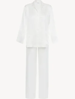 La Perla Pijama De Seda Blanco