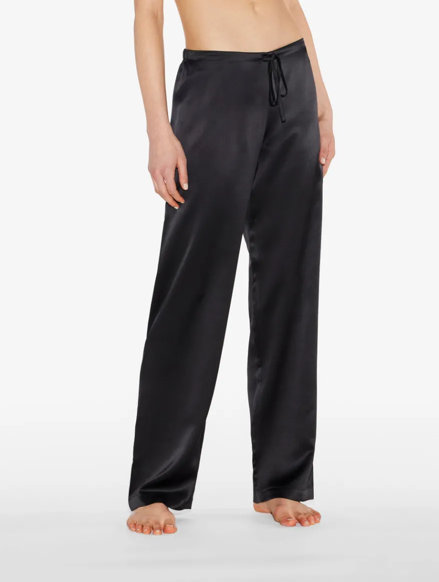 La Perla Pijama De Seda Negro
