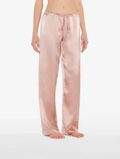 La Perla Pijama De Seda Rosa Empolvado