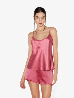 La Perla Silk Camisole In Wild Orchid