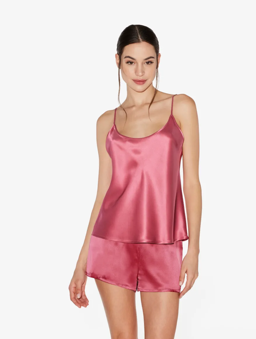 La Perla Silk Camisole In Wild Orchid