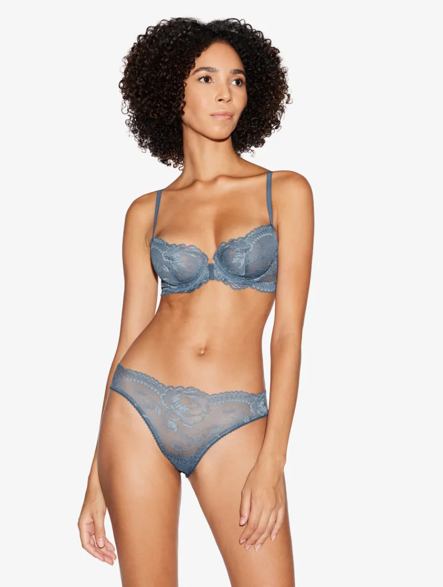 La Perla Sujetador Balconet De Encaje Azul Oscuro