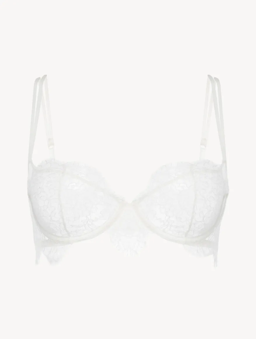La Perla Sujetador Balconette Con Encaje De Color Hueso