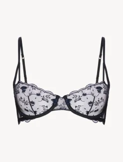 La Perla Sujetador Balconette Onyx Con Tul Bordado