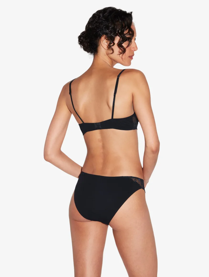 La Perla Sujetador Balconette Onyx Con Tul Bordado
