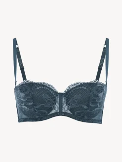 La Perla Sujetador Bandeau De Encaje Azul Oscuro