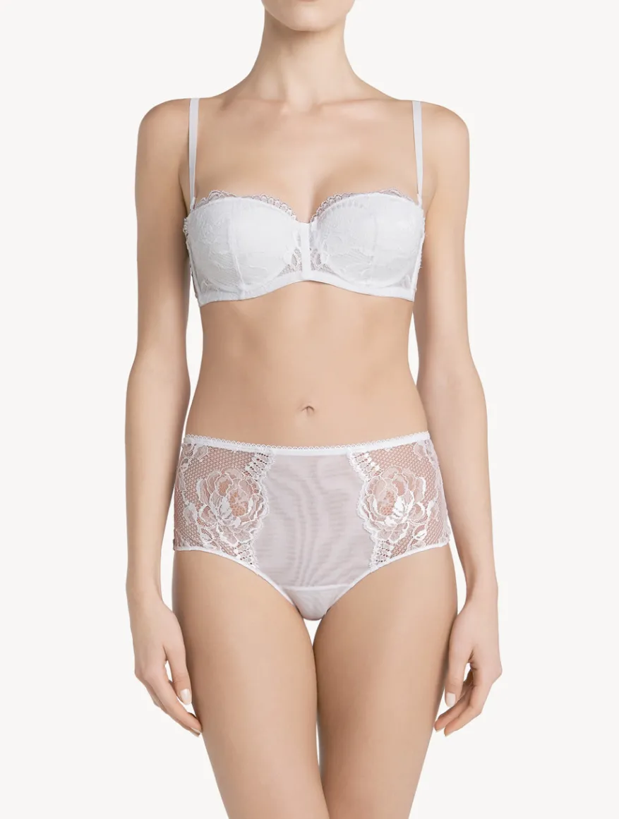 La Perla Sujetador Bandeau De Encaje Blanco