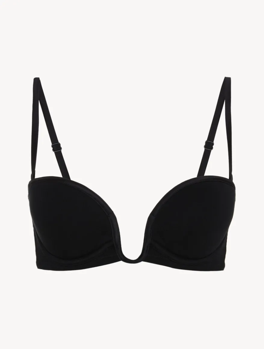 La Perla Sujetador Bandeau Onyx Con Tul Bordado