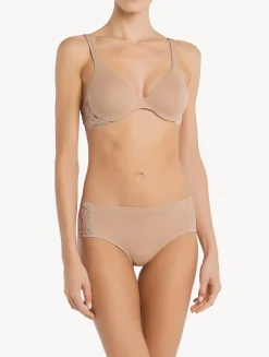 La Perla Sujetador Con Aros De Encaje Y Algodón Natural