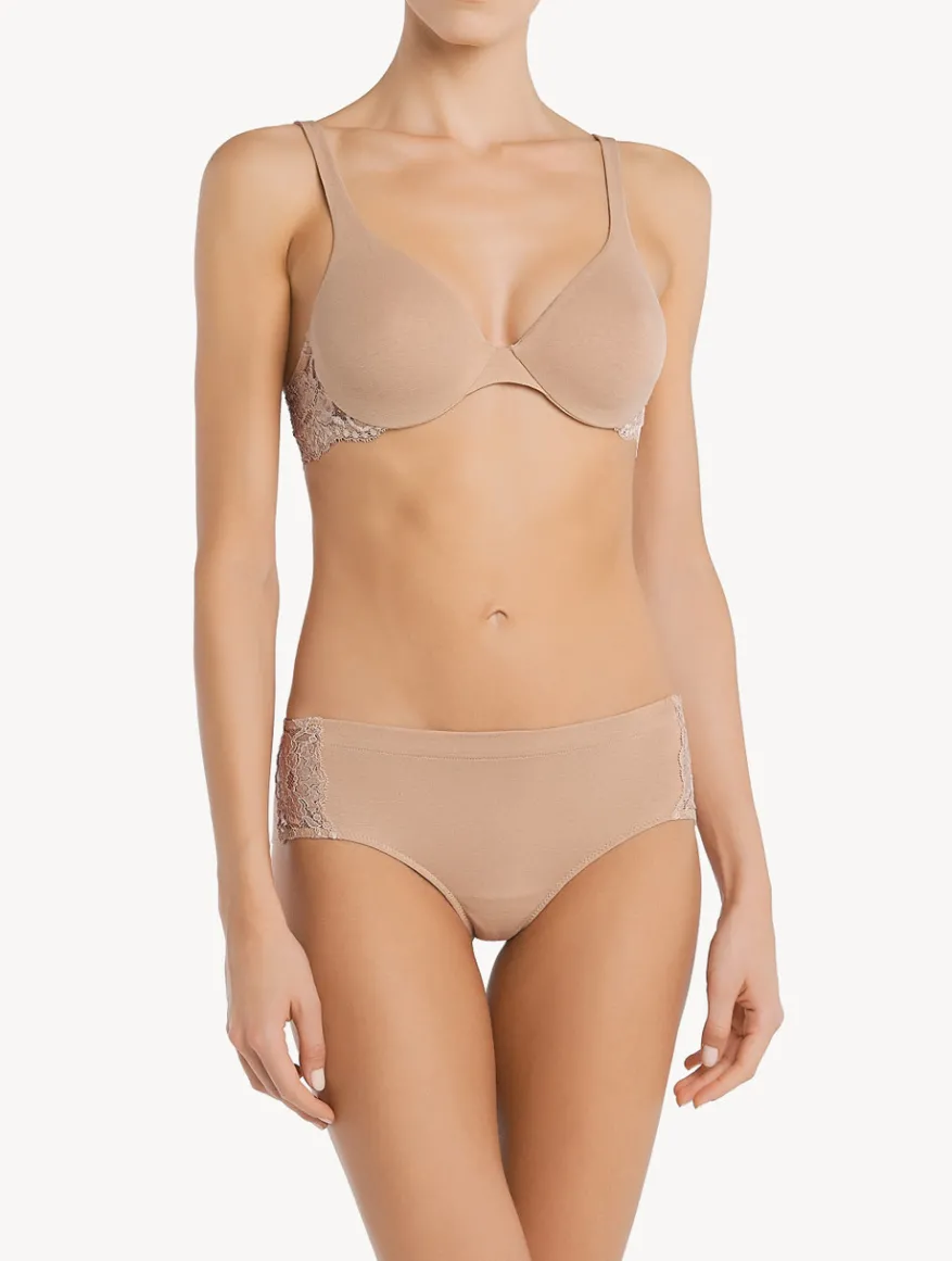 La Perla Sujetador Con Aros De Encaje Y Algodón Natural