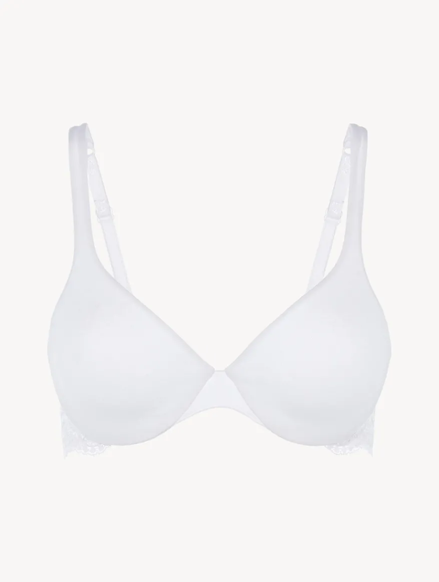 La Perla Sujetador Con Aros De Encaje Y Algodón Blanco