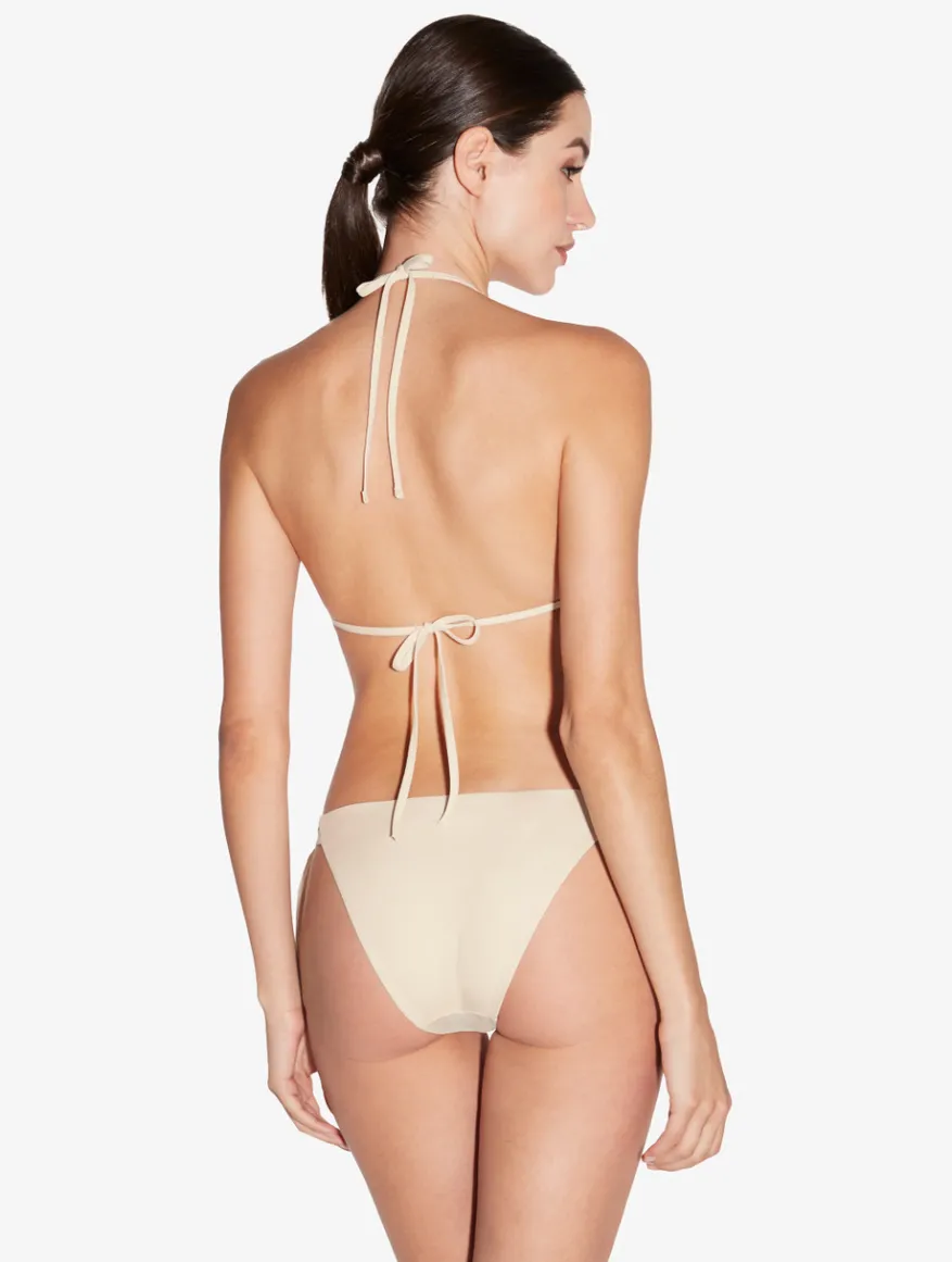 La Perla Sujetador De Bikini De Triángulo De Color Champán Con Cuentas