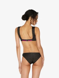 La Perla Sujetador Largo De Bikini De Color Verde Oscuro Y Negro