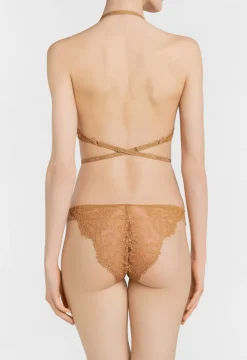 La Perla Sujetador Multifuncional T-shirt De Lycra® Con Encaje Chantilly Color Carne