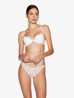 La Perla Sujetador Push Up Con Encaje De Color Hueso